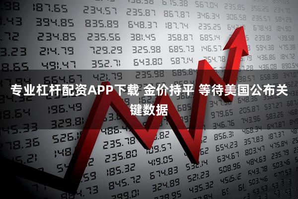 专业杠杆配资APP下载 金价持平 等待美国公布关键数据